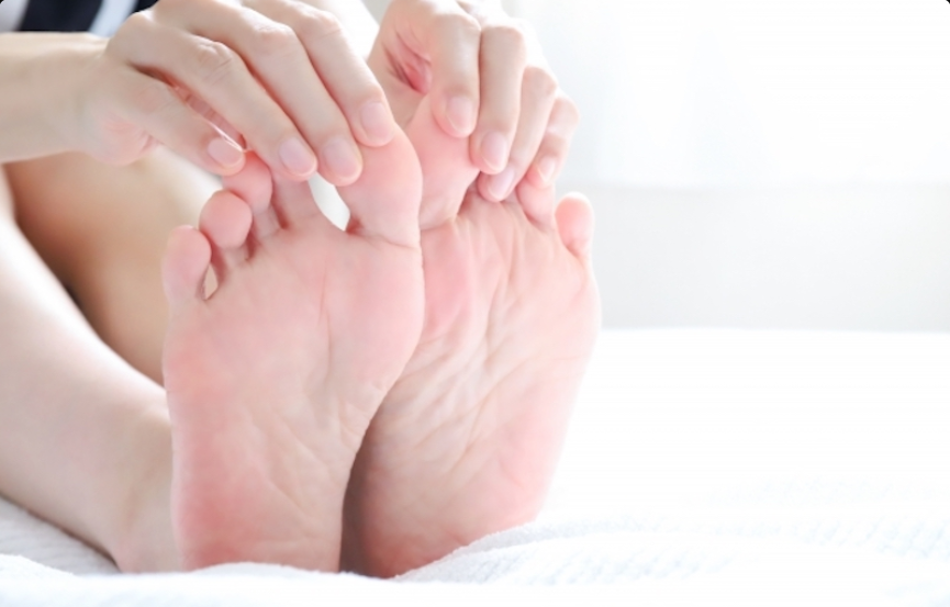 【再来】ネイルケア＋かかとケアの画像